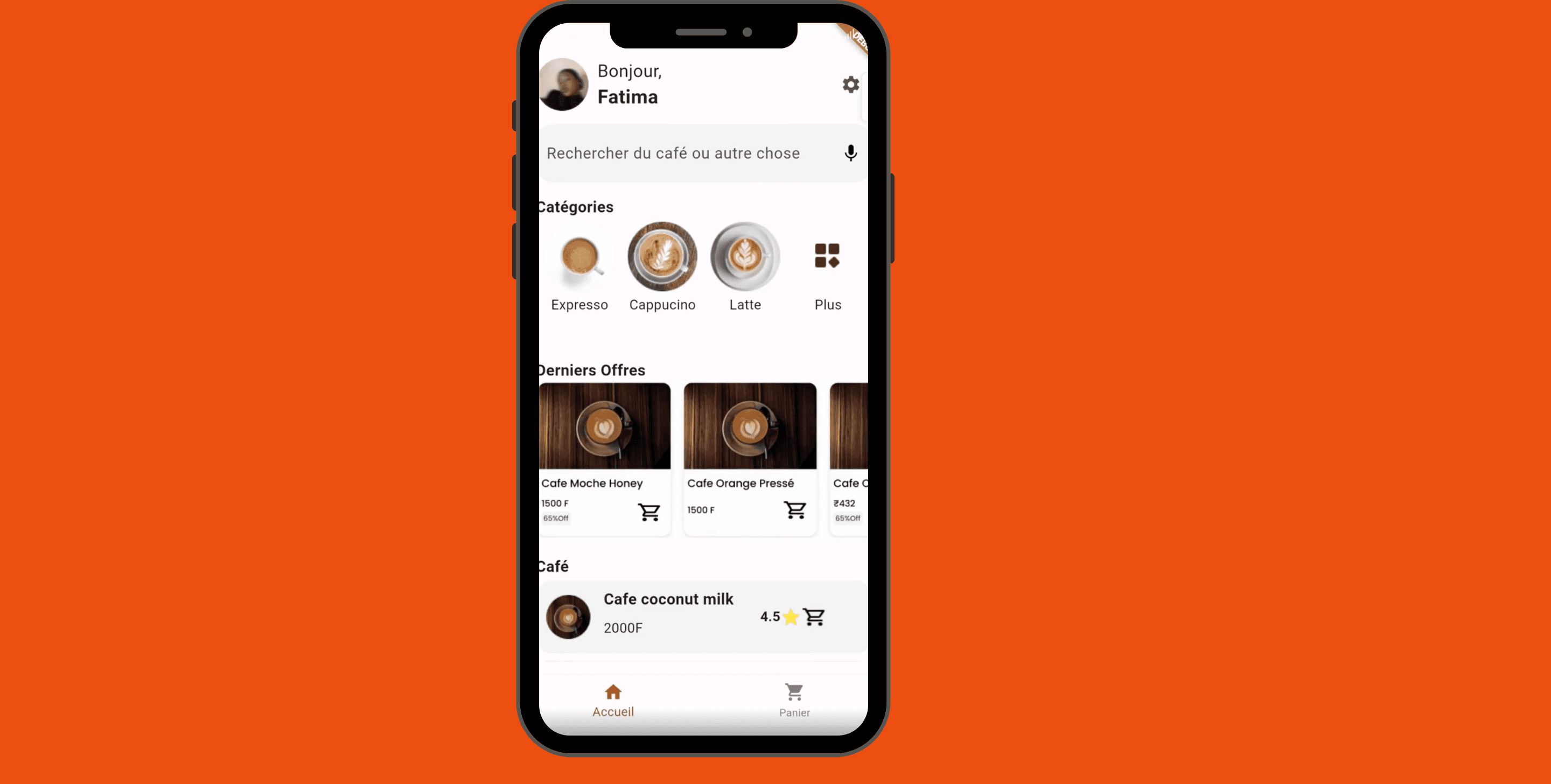 Coffee App UI